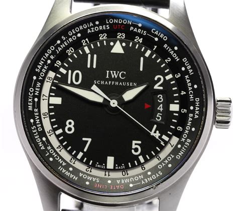 iwc world time|iwc pilot watch world timer.